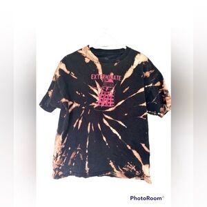 Dr. Who Brand Bleach Splattered Graphic Tee